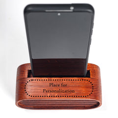 Wooden Phone Speaker - Acoustic Sound Amplifier