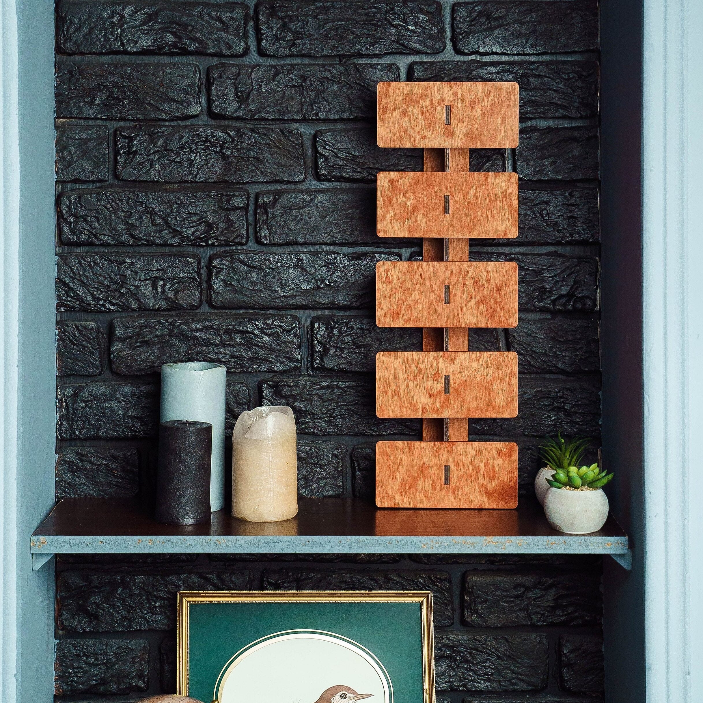 Watch Storage Wall, Watch Box for Men Wood, Wall Watch Display Case, Watch Hanger, Watch Organizer for Men