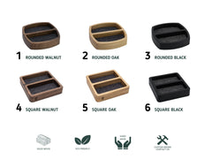 Two Chambers Wooden Organizer / Catchall Tray for Small Items