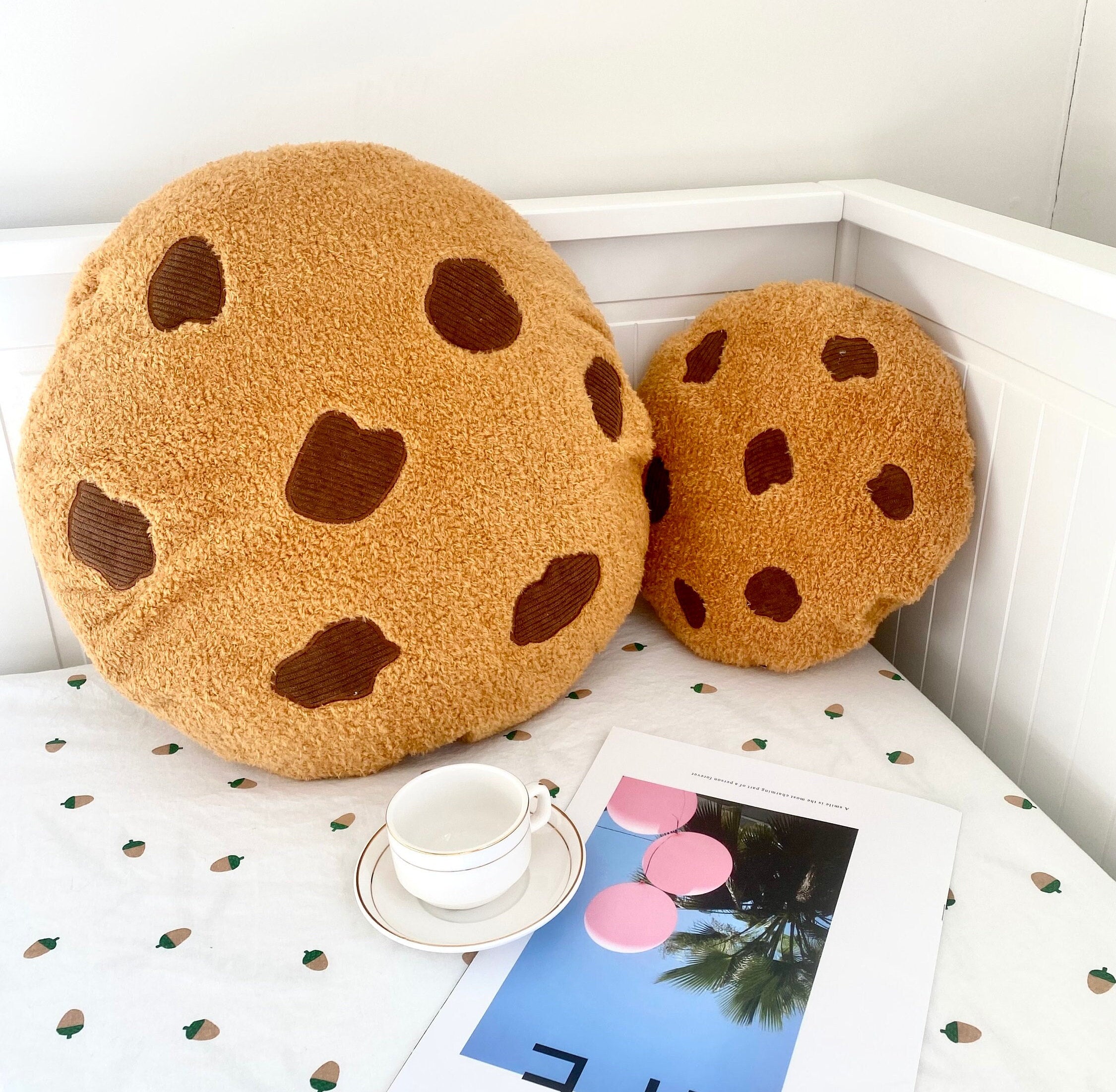 Chocolate Chip Cookie Throw Pillow