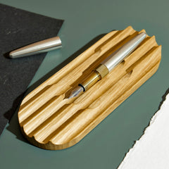 Oak Wood Pen Tray