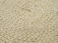 Rattan Chair Pillow, Round Stool Pad, Custom Bench Cushion, Wool Knitted Chair Pad, Couch/Sofa Pillow