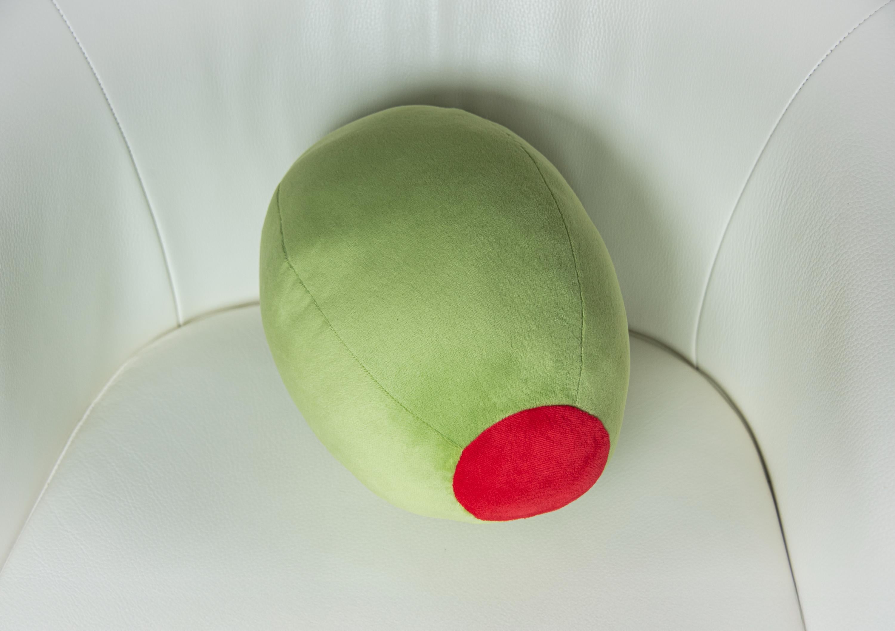 Olive Plush Pillow