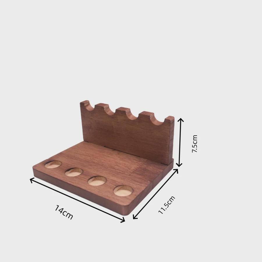 Walnut Wood Desk Organizer | Pen Holder, Office Storage Box, Minimalist Decor