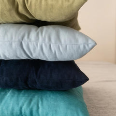 Tufted Square Chair Cushion with Ties, Soft Cotton Seat Pad